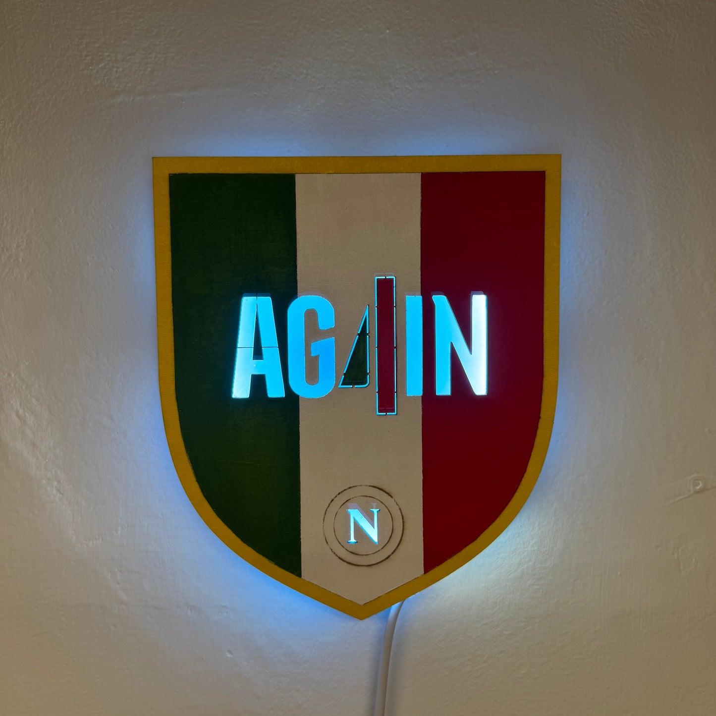 Lampada Ag4in | Scudetto Napoli 2025