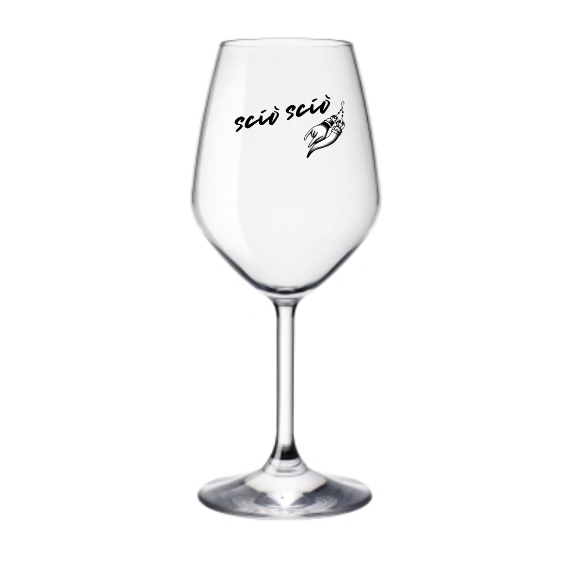 Sciò Sciò | Calice da vino personalizzato con nome | 1 pz.