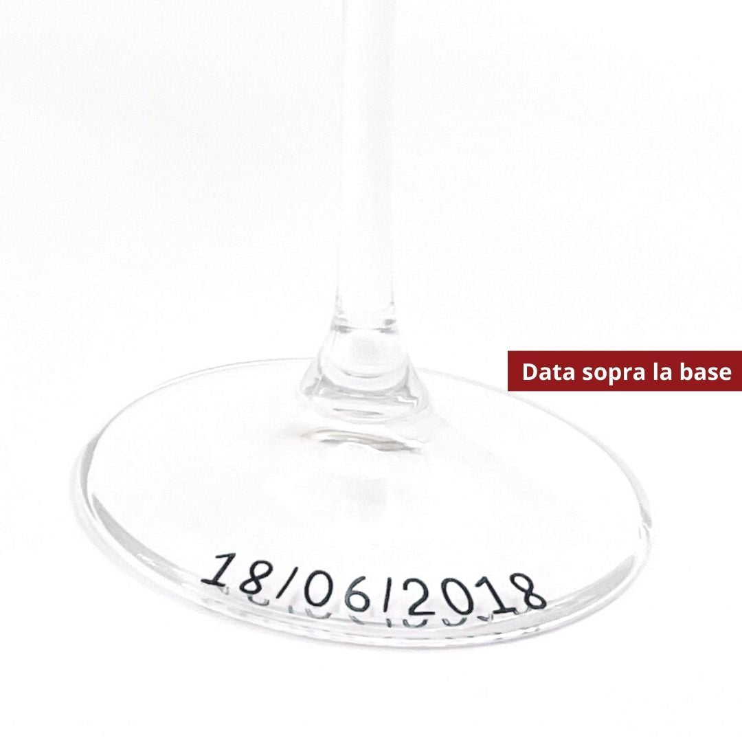 All'amicizia | Amicizia - Set di calici da vino - 2pz.