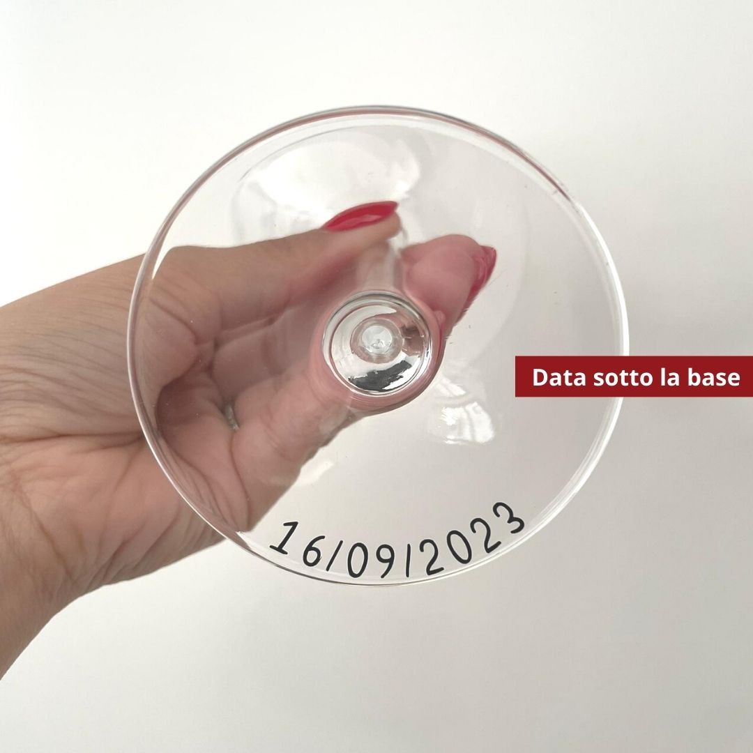 All'amicizia | Amicizia - Set di calici da vino - 2pz.