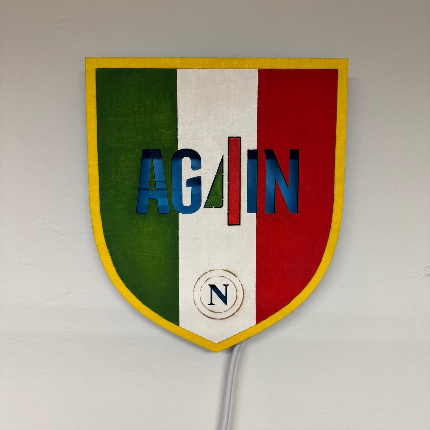 Lampada Ag4in | Scudetto Napoli 2025