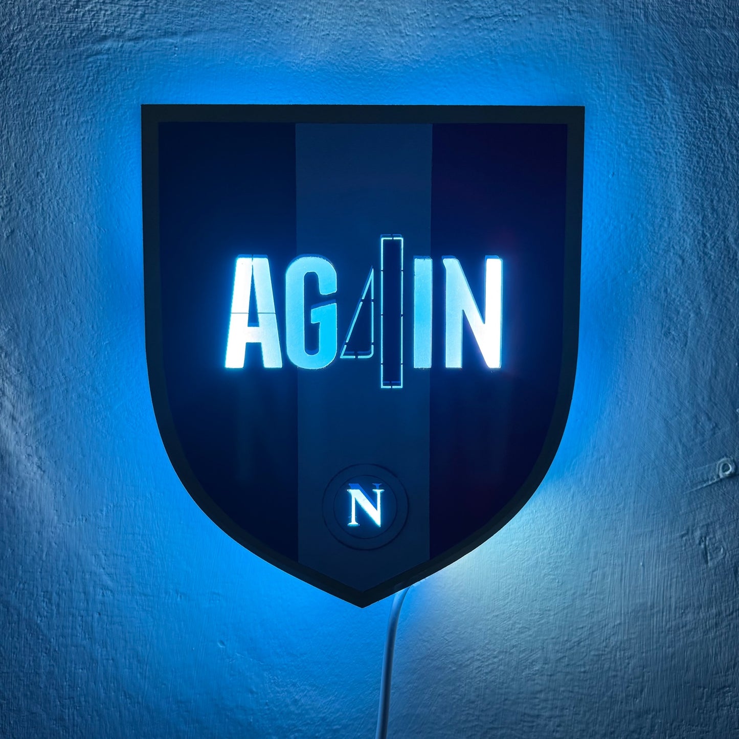 Lampada Ag4in | Scudetto Napoli 2025