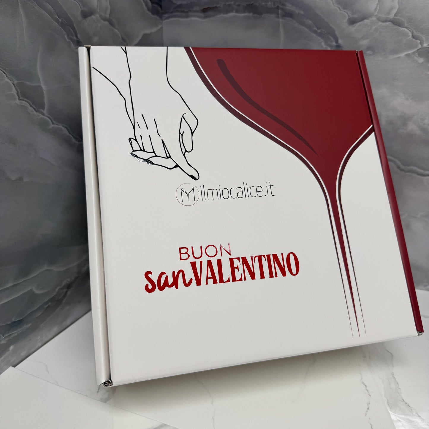 Personalizzazione di San Valentino per packaging