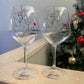 Te e me insieme| Set di calici da vino personalizzati con nome | 2pz. | Idea regalo