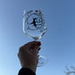 Papà e figli | Calice da vino personalizzato | Idea regalo per la festa del papà | 1pz.