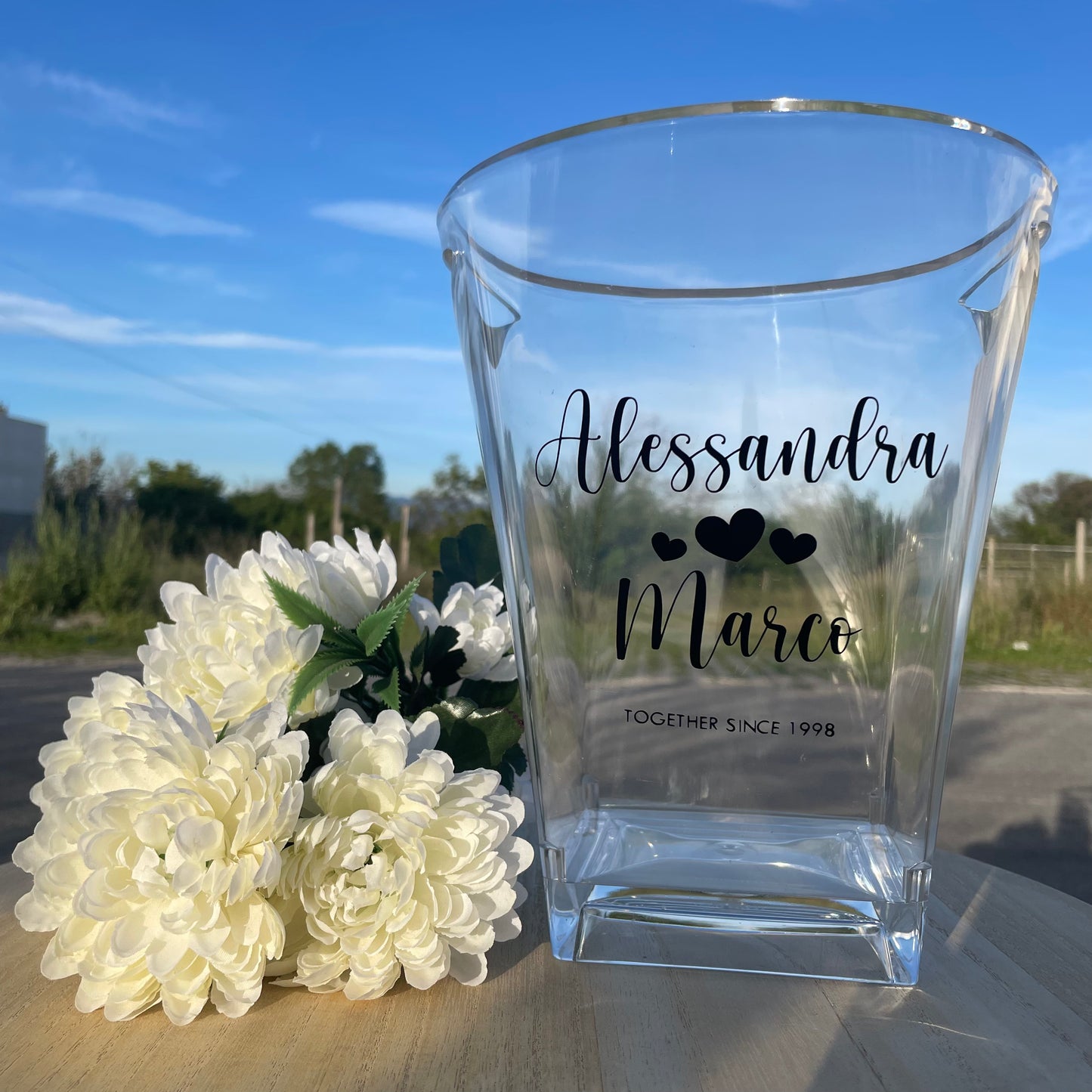 Suaglass personalizzato con nomi