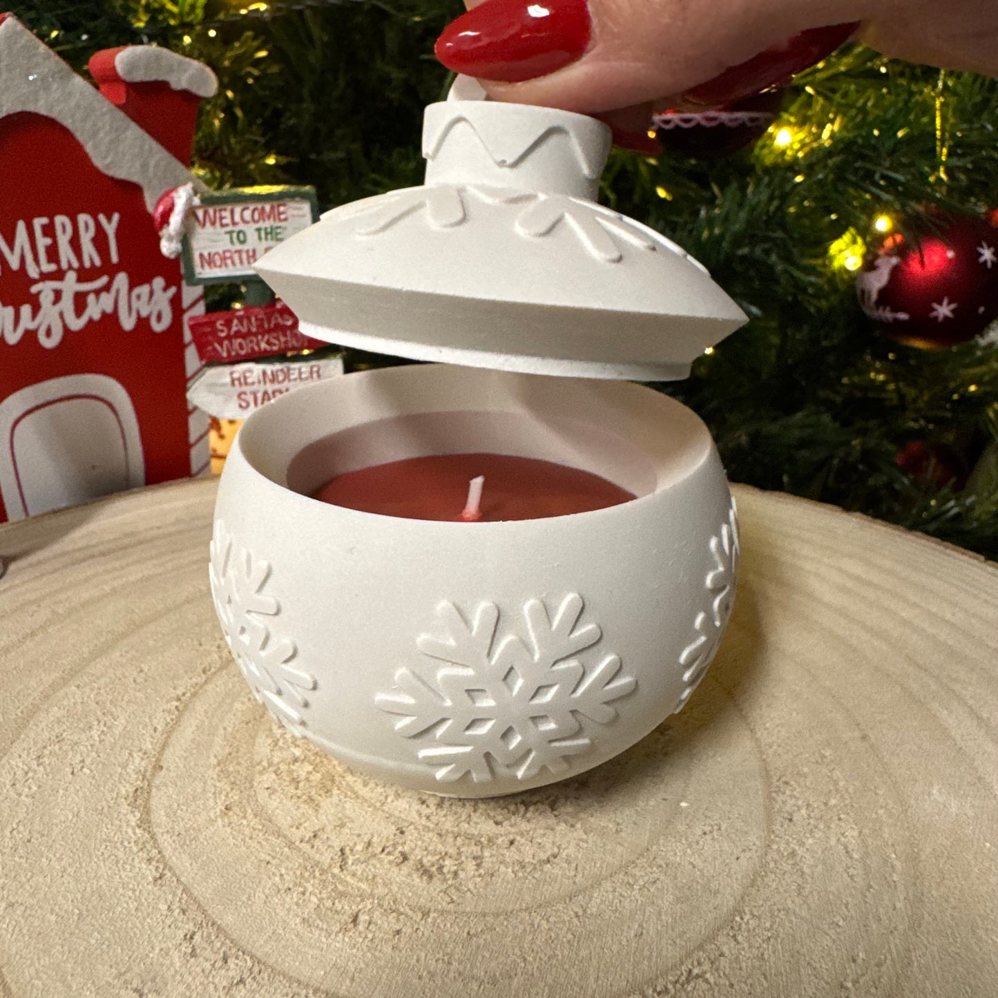 Pallina Candela in Ceramica