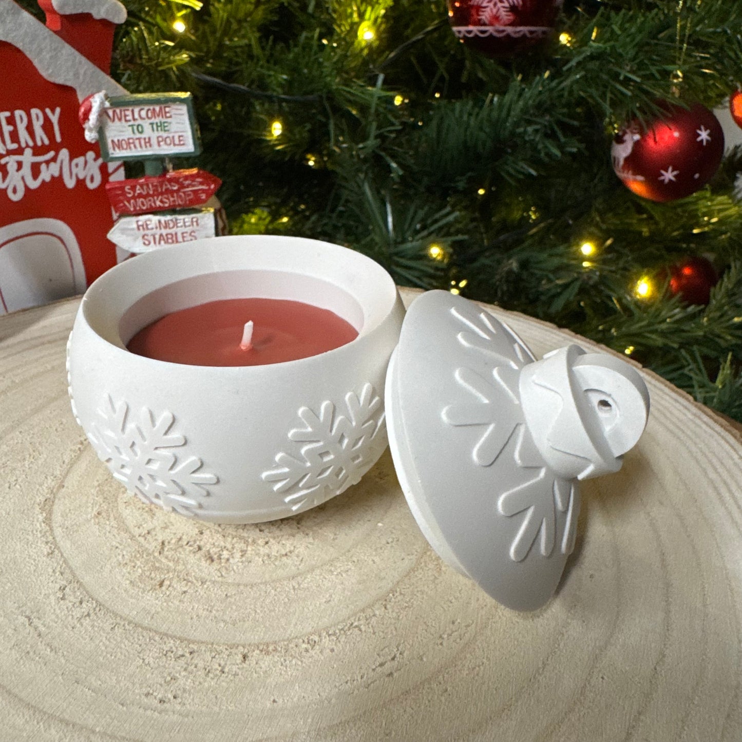 Pallina Candela in Ceramica