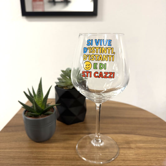 Sti cazzi | Calice da vino personalizzato | Idea regalo