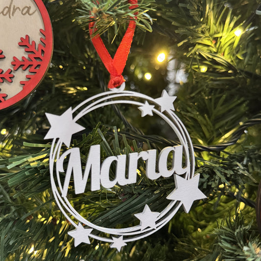 Stelle | Pallina di natale personalizzata | Idea Regalo
