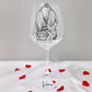 Best Friend | Amicizia - Calice da vino personalizzato con nome