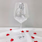 Cat | Calice da vino personalizzato con nome